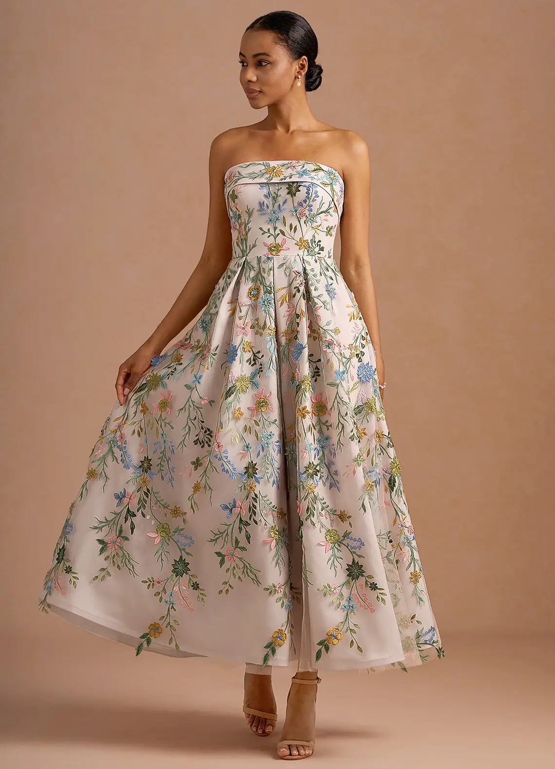 Evangeline Backless Maxi Dress (Royal Blue) main image 1