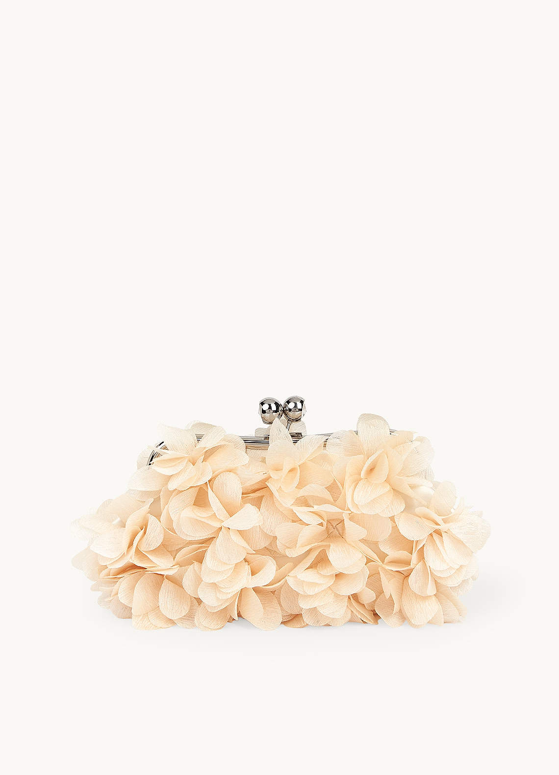 front 3D Petals Clutch Bag