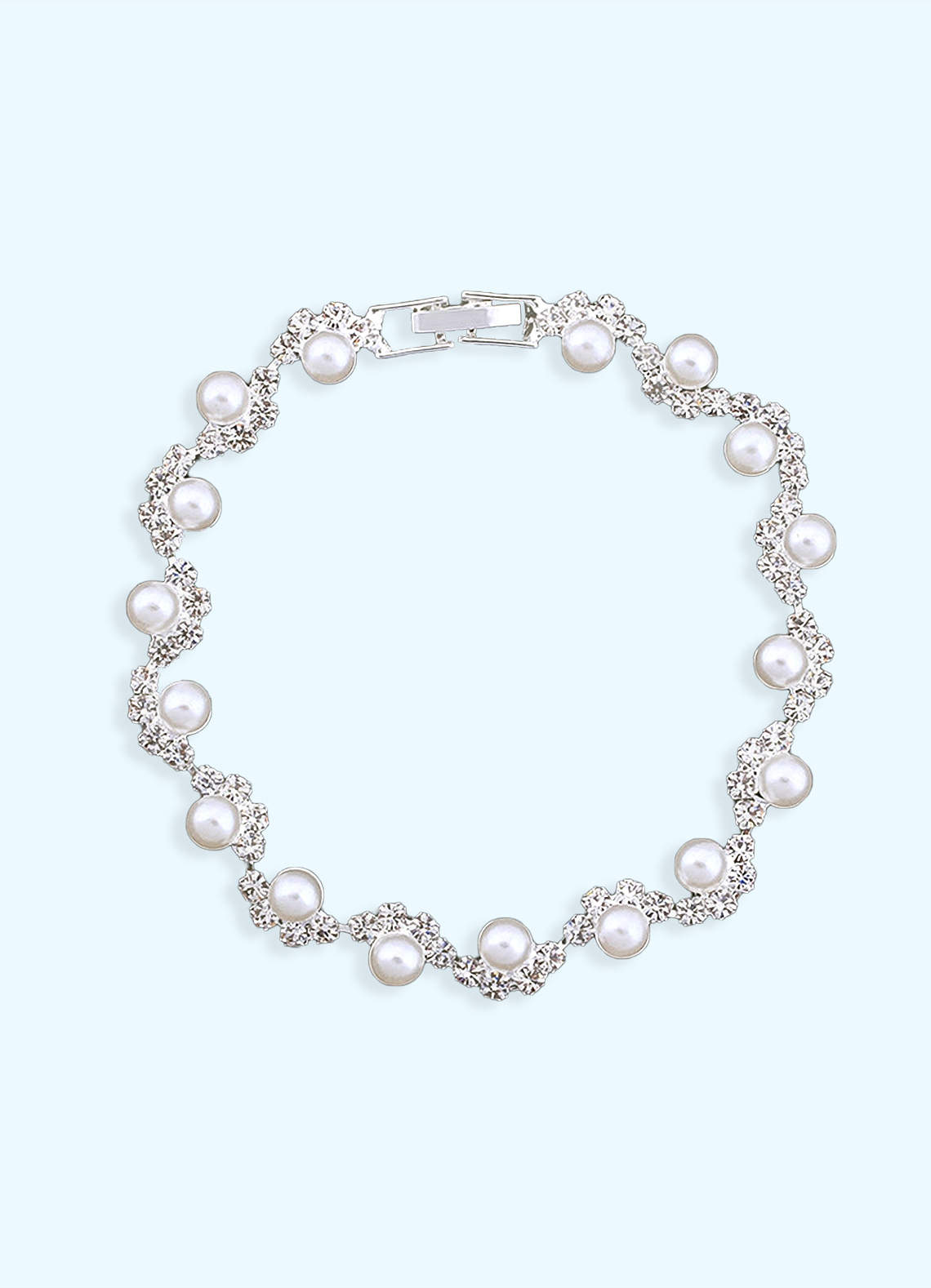 front Pearl Drop Jewelry Set