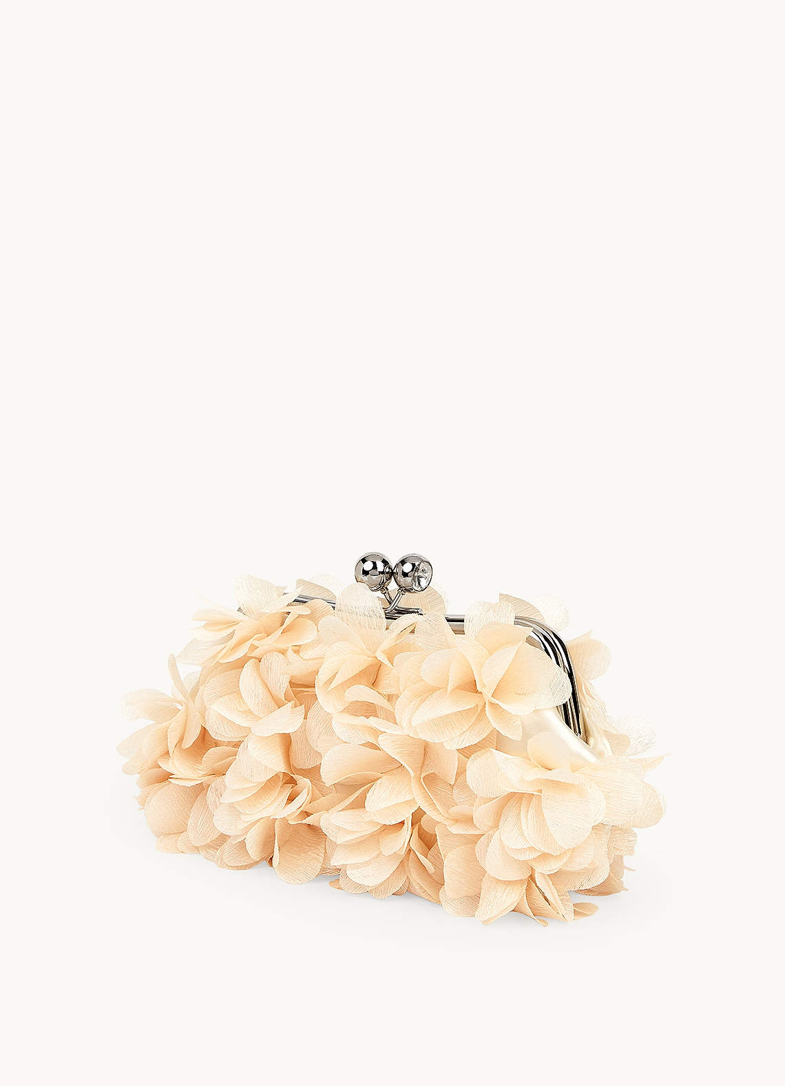 front 3D Petals Clutch Bag