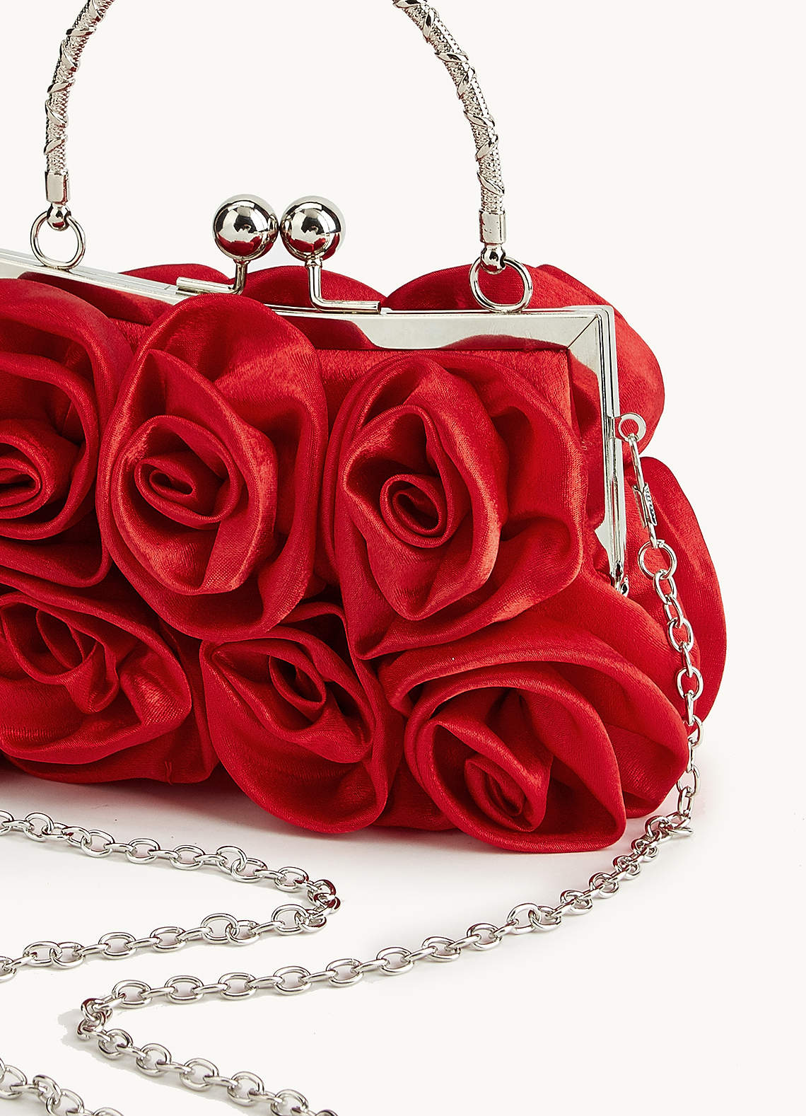front 3D Rosettes Handbag