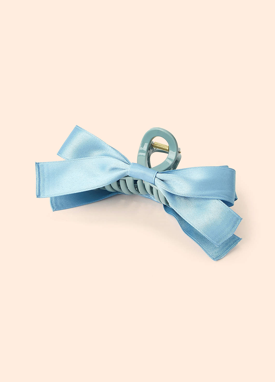front Pack of 2 Bow Hair Claw Clip