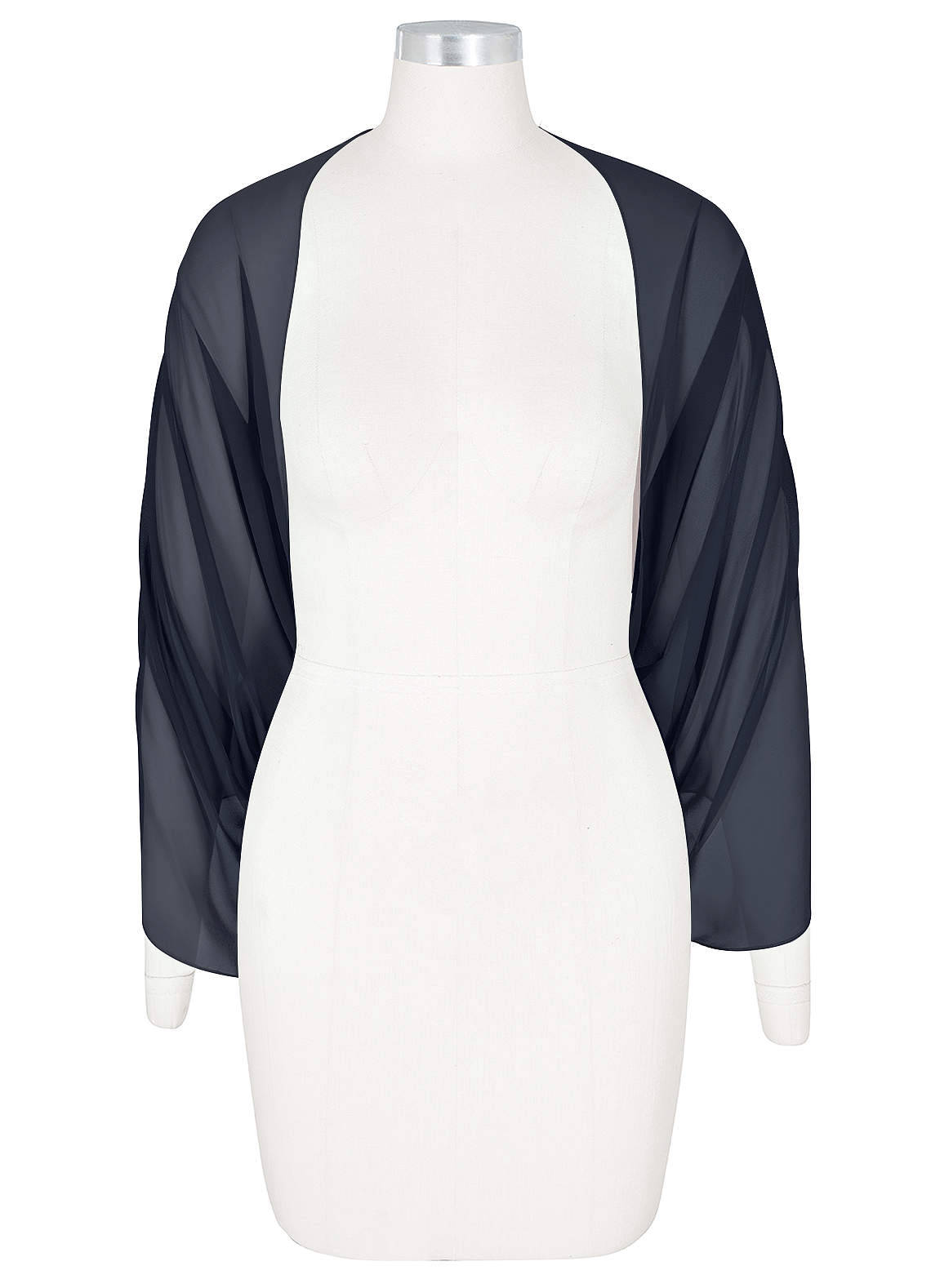 front Azazie Matching Color Sarah Chiffon Wrap