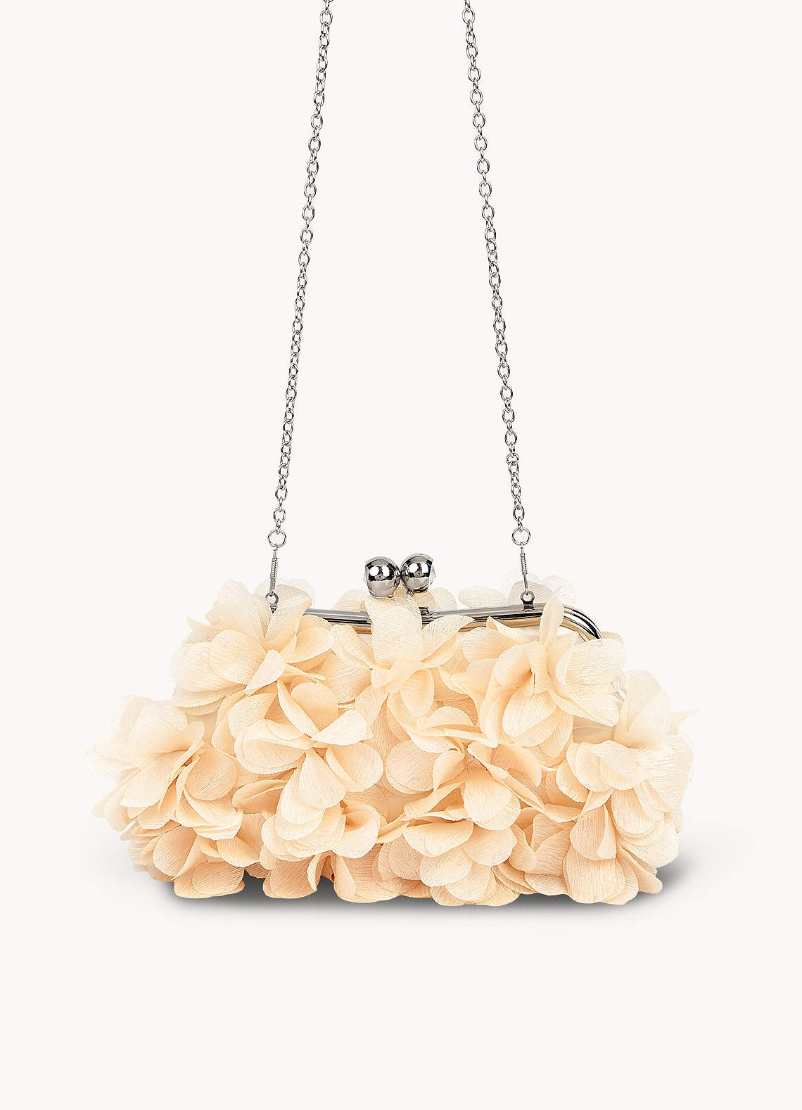 front 3D Petals Clutch Bag