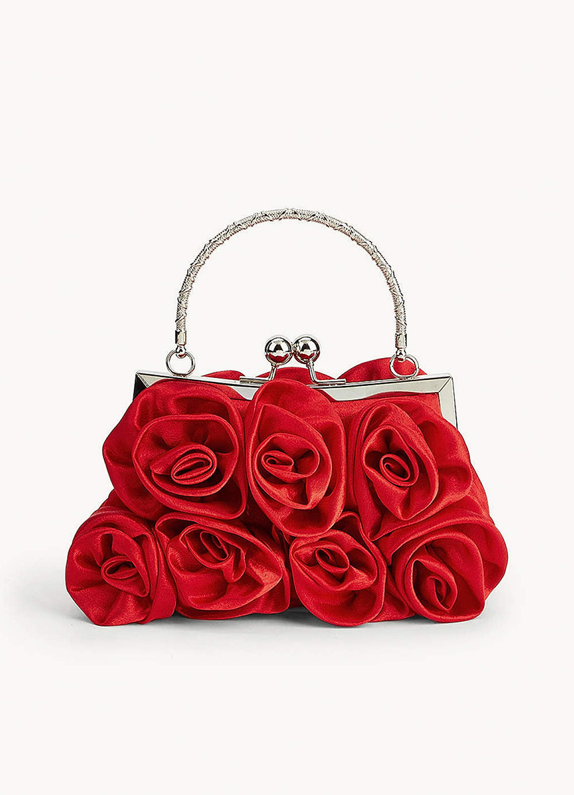 front 3D Rosettes Handbag
