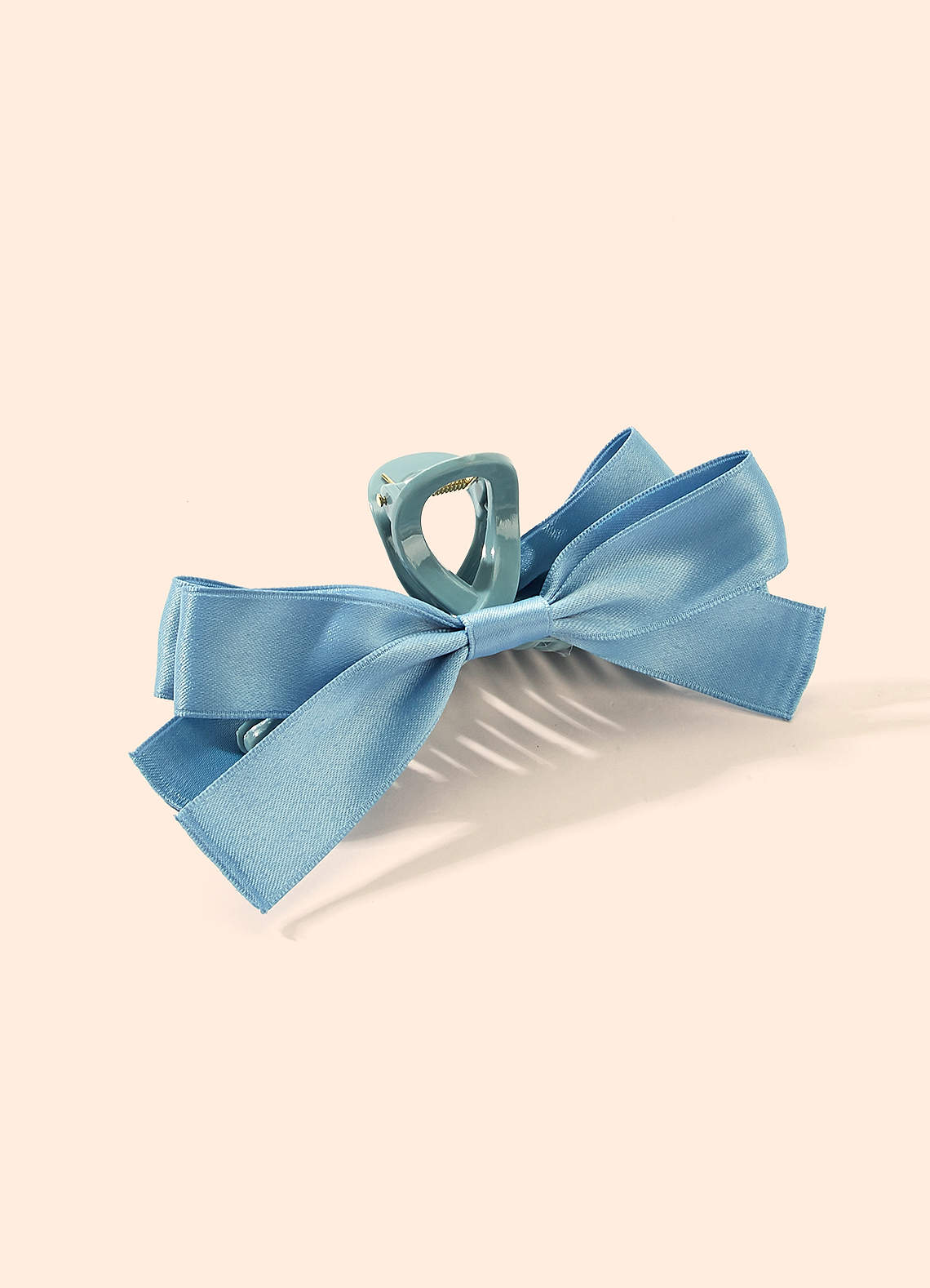 front Pack of 2 Bow Hair Claw Clip