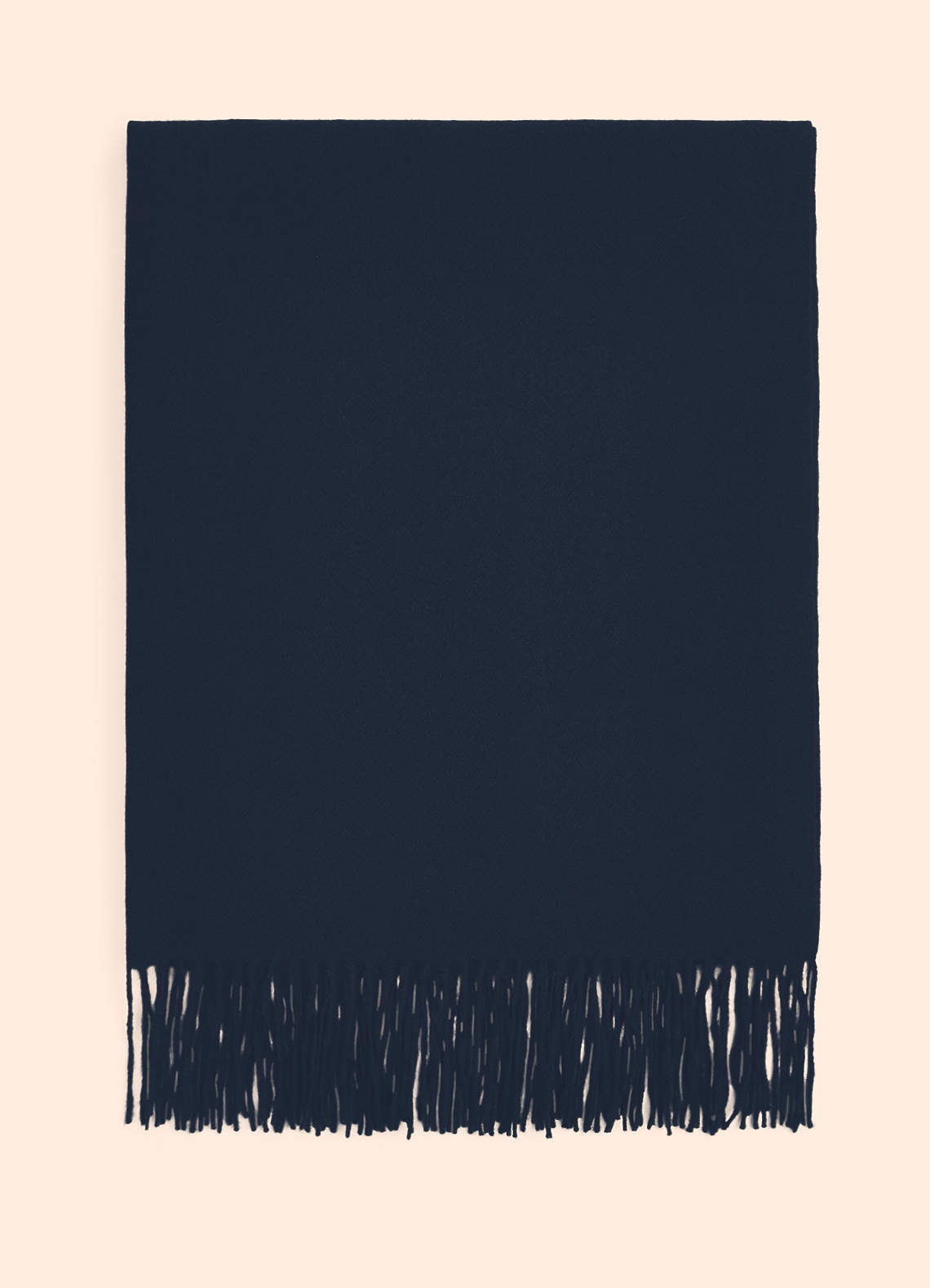 front Scarf Solid Fringe Shawl