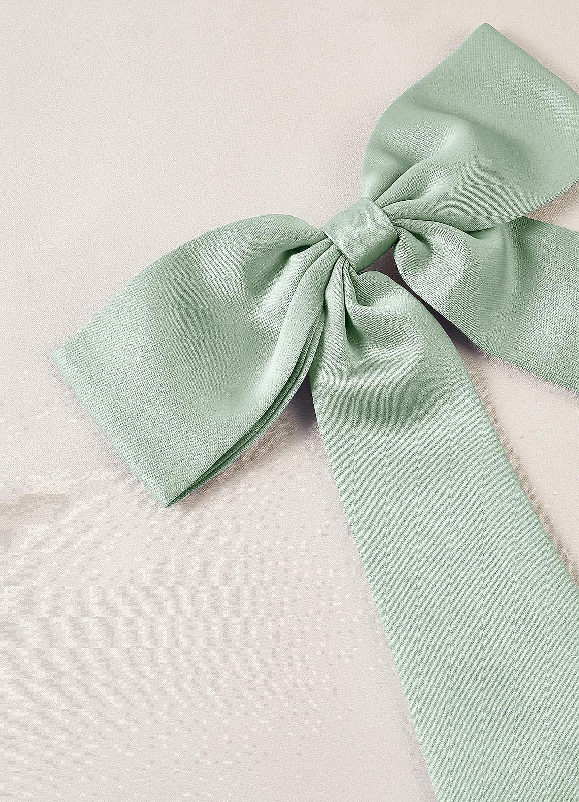 front Matching Color Bow Hair Clip