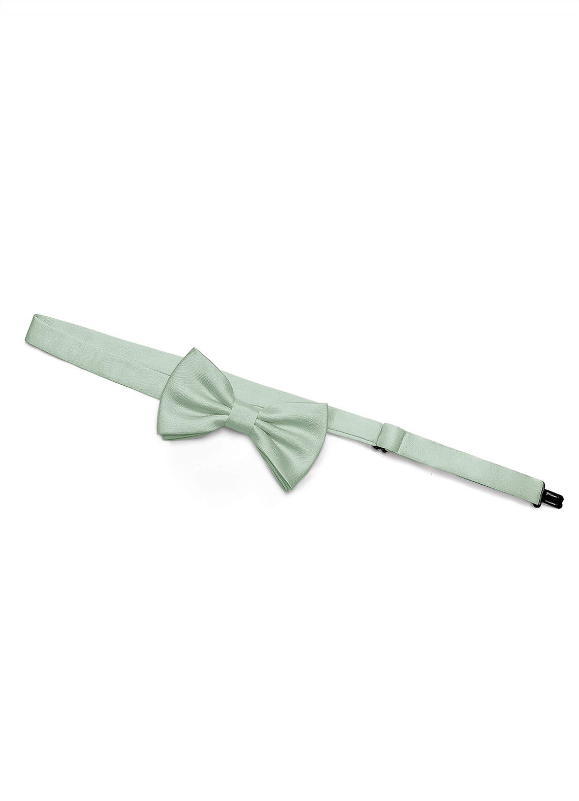 front Boy's Matte Satin Pre-Tied Bow Tie