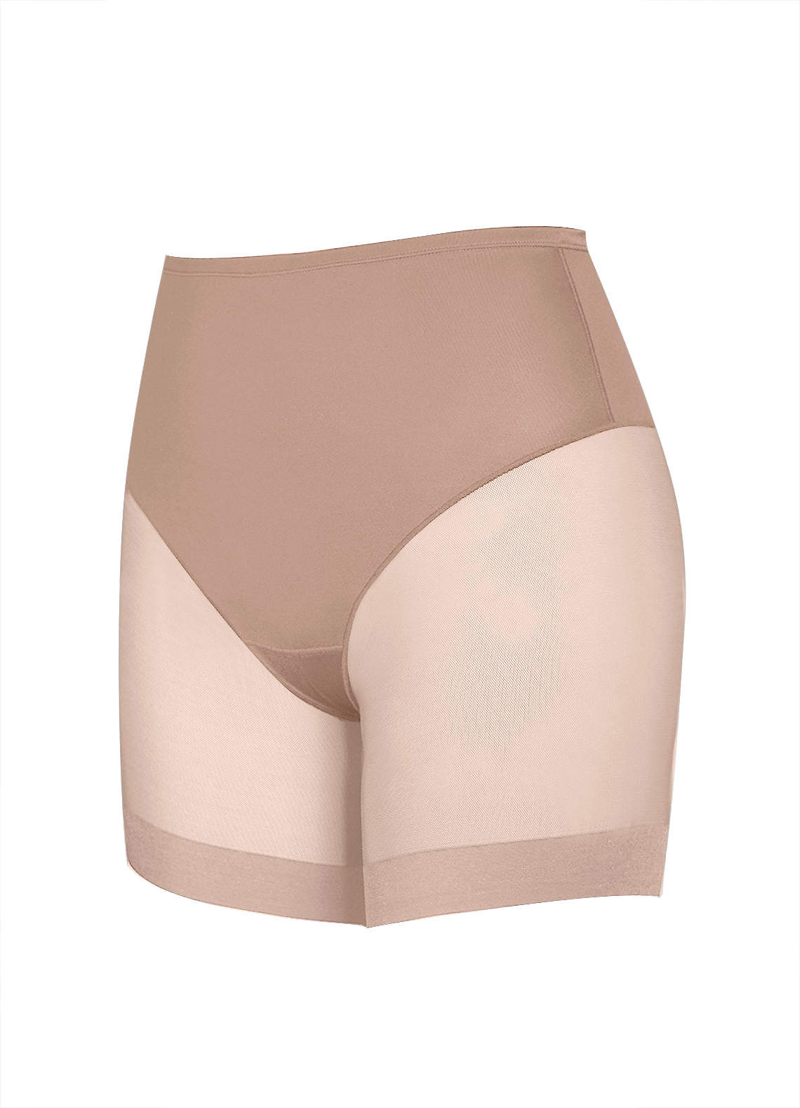 front Sheer Shaping Midrise Boyshorts