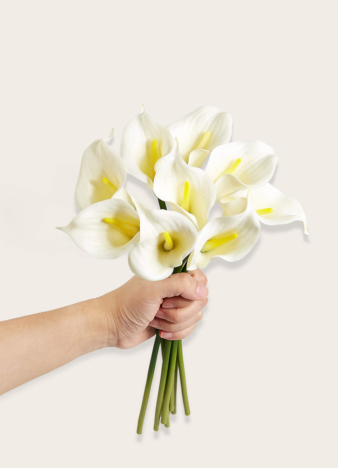front Artificial Calla Lily Bouquet