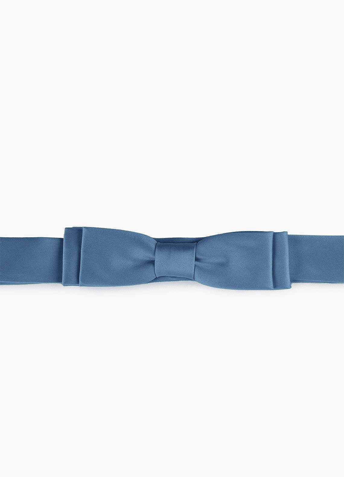 front Azazie Matching Color Satin Layered Bow Sash