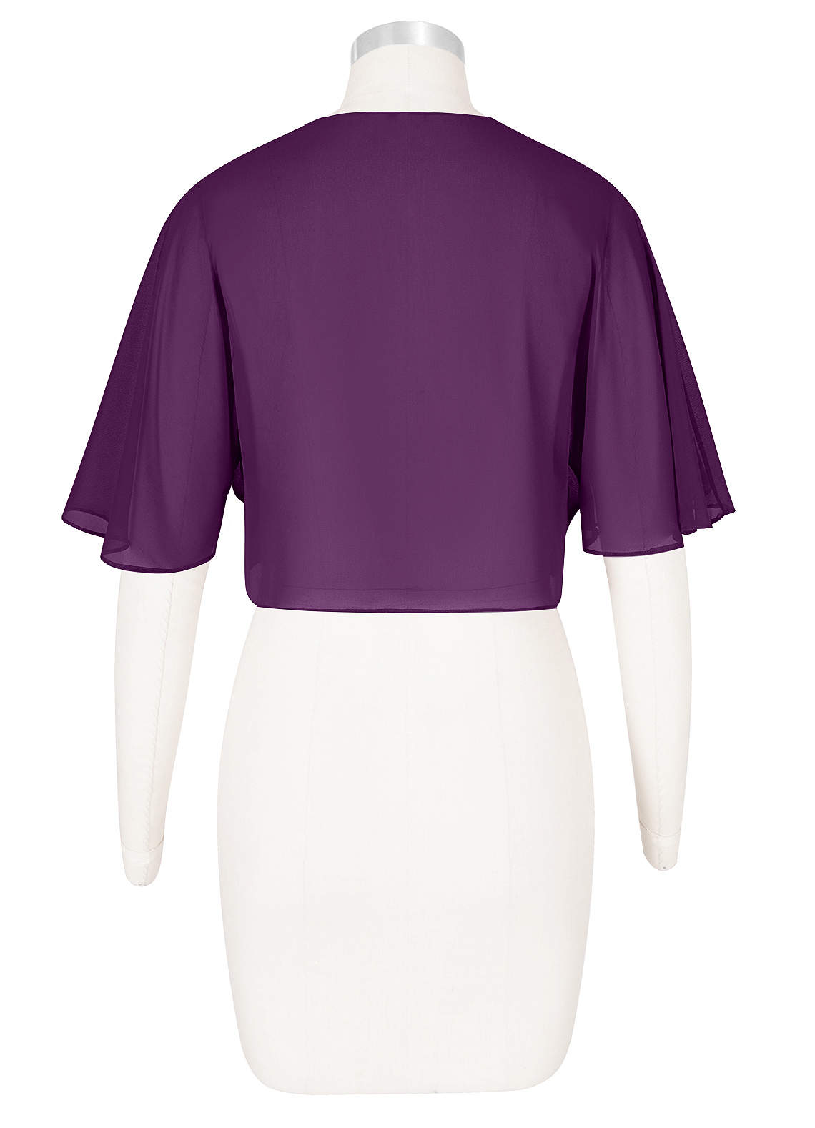 front Azazie Matching Color Salome Chiffon Wrap