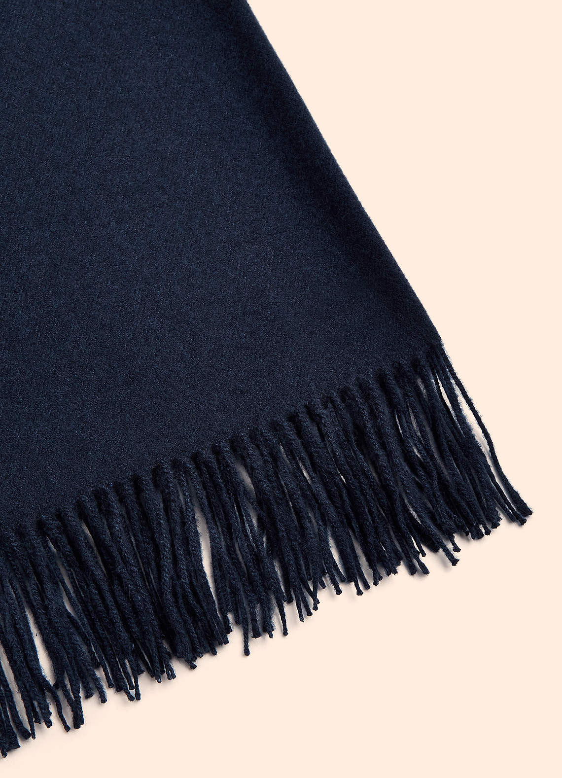 front Scarf Solid Fringe Shawl
