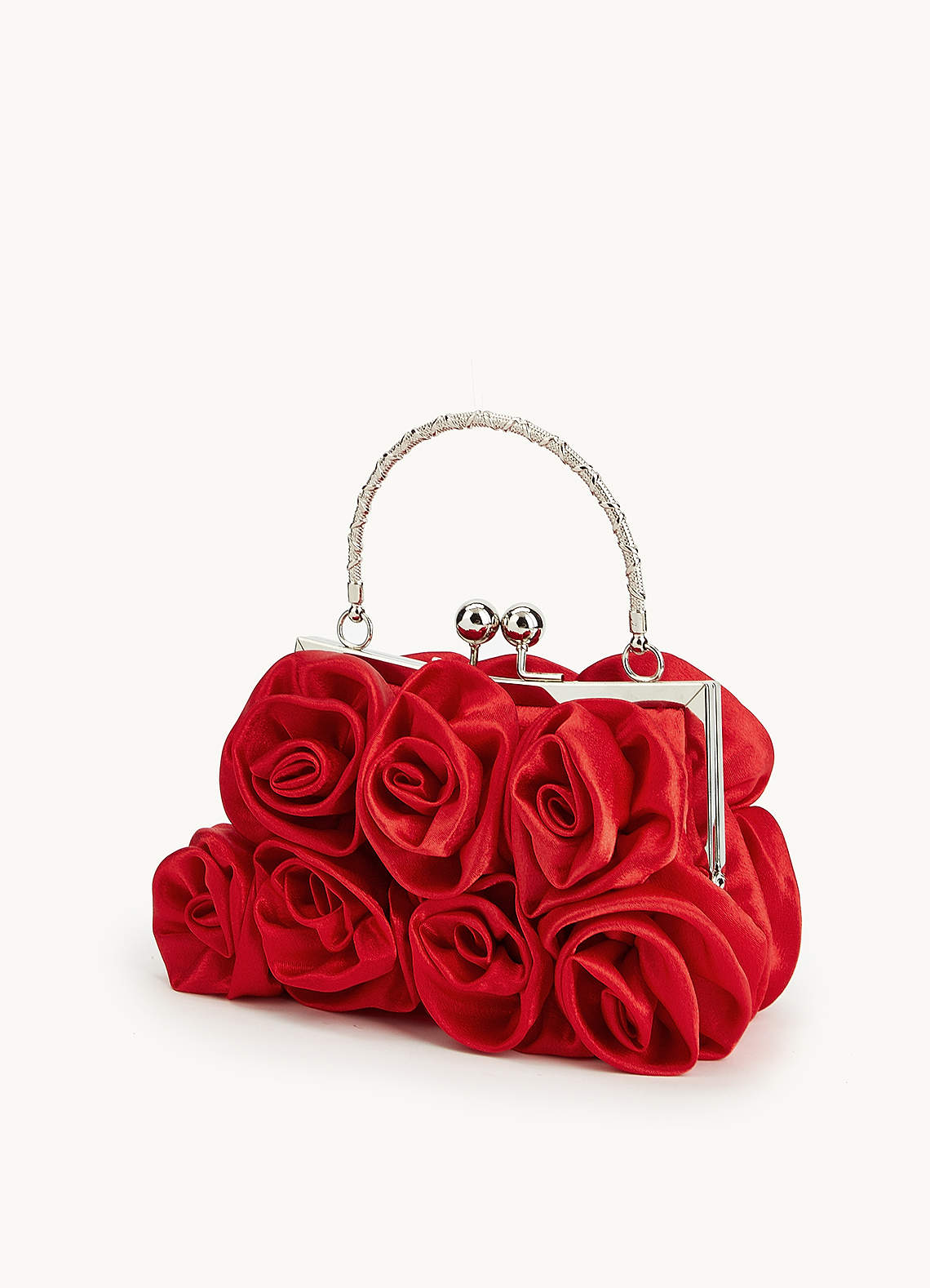 front 3D Rosettes Handbag
