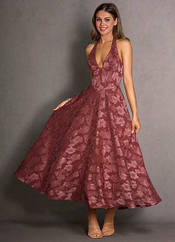 Isabeau Vintage Rose Maxi Dress image1
