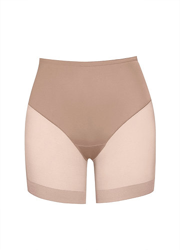 front Sheer Shaping Midrise Boyshorts