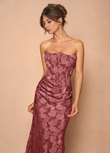 Ezrena Vintage Rose Maxi Dress image1