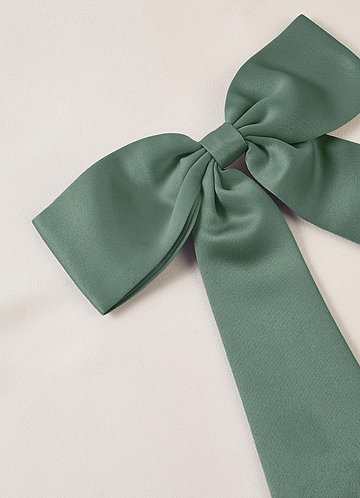 front Matching Color Bow Hair Clip