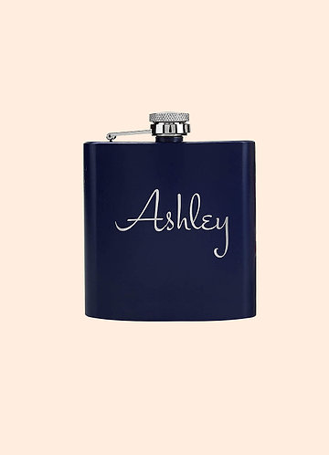 front Personalized Flasks For Bridesmaid Gifts
