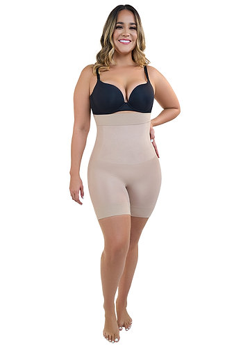 front Curveez High Waist Shaper Shorts Thermal