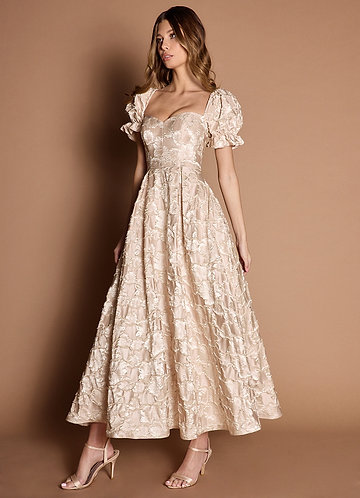 Glenda Vintage Blush Maxi Dress image1