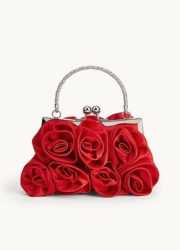 front 3D Rosettes Handbag