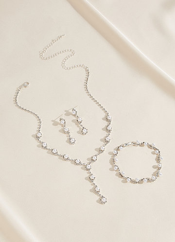 front Pearl Drop Jewelry Set