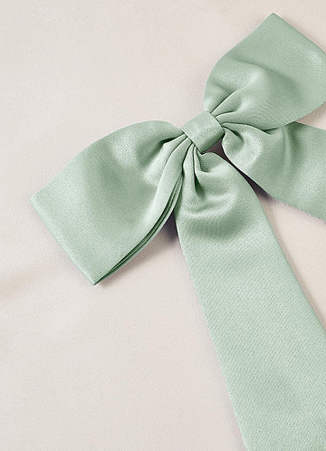 front Matching Color Bow Hair Clip
