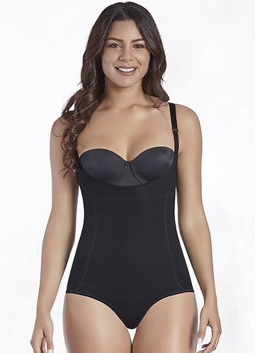 front Curveez Hip-Hugger Ultra-Shaping Bodysuit